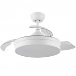 Ventilador Cala DC Plegable 109Ø Blanco 72w Mando, Memoria y Temporizador 158991401