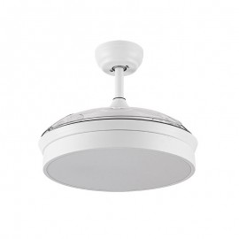 Ventilador Cala DC Plegable 109Ø Blanco 72w Mando, Memoria y Temporizador 158991401