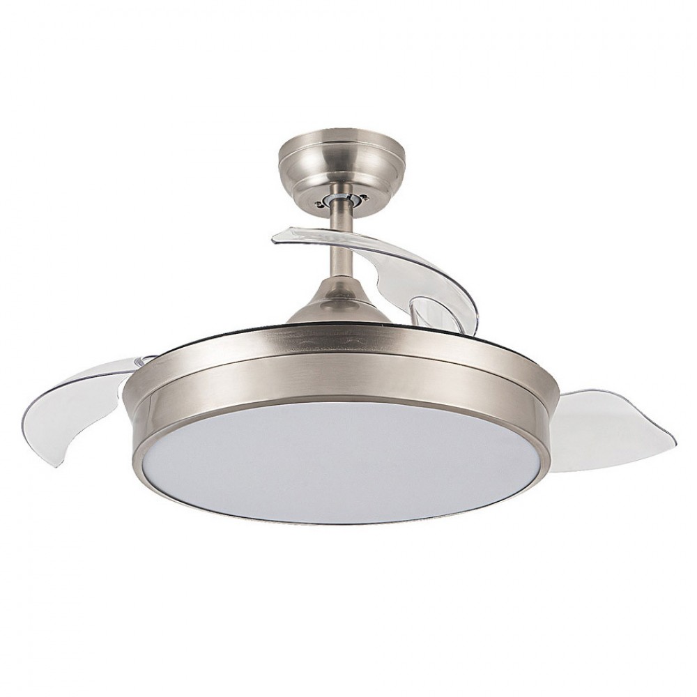 Ventilador Cala DC Plegable 109Ø Niquel 72w Mando, Memoria y Temporizador 158991403