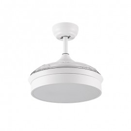 Ventilador Mini Cala DC Blanco Plegable 91Ø 48w Mando Memoria y Temporizador 158999001