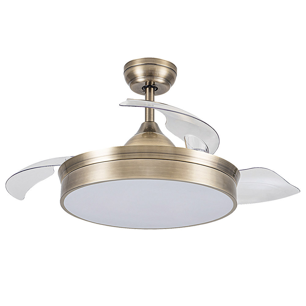 Ventilador Mini Cala DC Cuero Plegable 91Ø 48w Mando Memoria y Temporizador 158999014