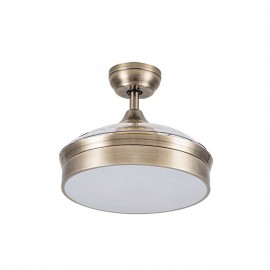 Ventilador Mini Cala DC Cuero Plegable 91Ø 48w Mando Memoria y Temporizador 158999014