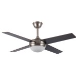Ventilador Ciro DC Niquel 116Ø 2xe27 4Aspas Haya-Wengue Mando y Temporizador 159092433