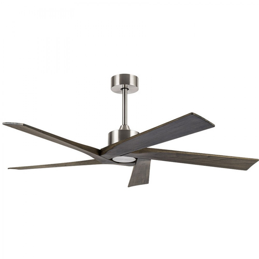Ventilador Nadir DC Niquel-rustico 142Ø Sin Luz 5 Aspas Mando y Temporizador 159190528