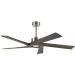 Ventilador Nadir DC Niquel-rustico 142Ø Sin Luz 5 Aspas Mando y Temporizador 159190528