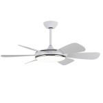 Ventilador Oriel DC Blanco 107Ø 72w 6 Aspas Mando, Memoria y Temporizador 159291601