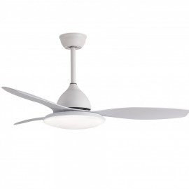Ventilador Yael DC Blanco 122Ø 72w 3 Aspas, Mando, Memoria y Temporizador 159391301