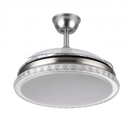 Ventilador Biliku DC Plegable Niquel 108Ø 72w Mando, Memoria y Temporizador 165191403