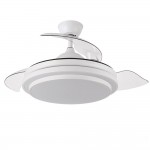 Ventilador Ibe DC Blanco Plegable 108Ø 72w 3 Aspas Mando Memoria y Temporizador 165291401