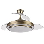 Ventilador Ibe Dc Plegable Cuero 108Ø 72w Mando, Memoria y Temporizador 165291414