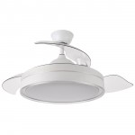 Ventilador Criador DC Plegable Blanco 108Ø 72w Mando, Memoria y Temporizador 165591401