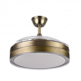 Ventilador Criador DC Plegable Cuero 108Ø 72W Mando, Memoria y Temporizador 165591414