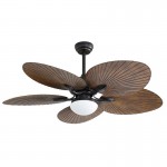 Ventilador Chaw DC Negro-marron 132Ø 24w 5 Aspas Mando Memoria y temporizador 173291509