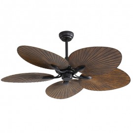 Ventilador Chaw DC Negro-marron 132Ø 24w 5 Aspas Mando Memoria y temporizador 173291509