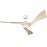 Ventilador Janubi DC Blanco-Haya 132Ø 22w 3aspas Mando Regulable Memoria Y Temporizador 173491368