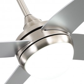 Ventilador Klod DC Niquel-plata 117Ø 2xE27 4 Aspas Mando y Temporizador 173692463