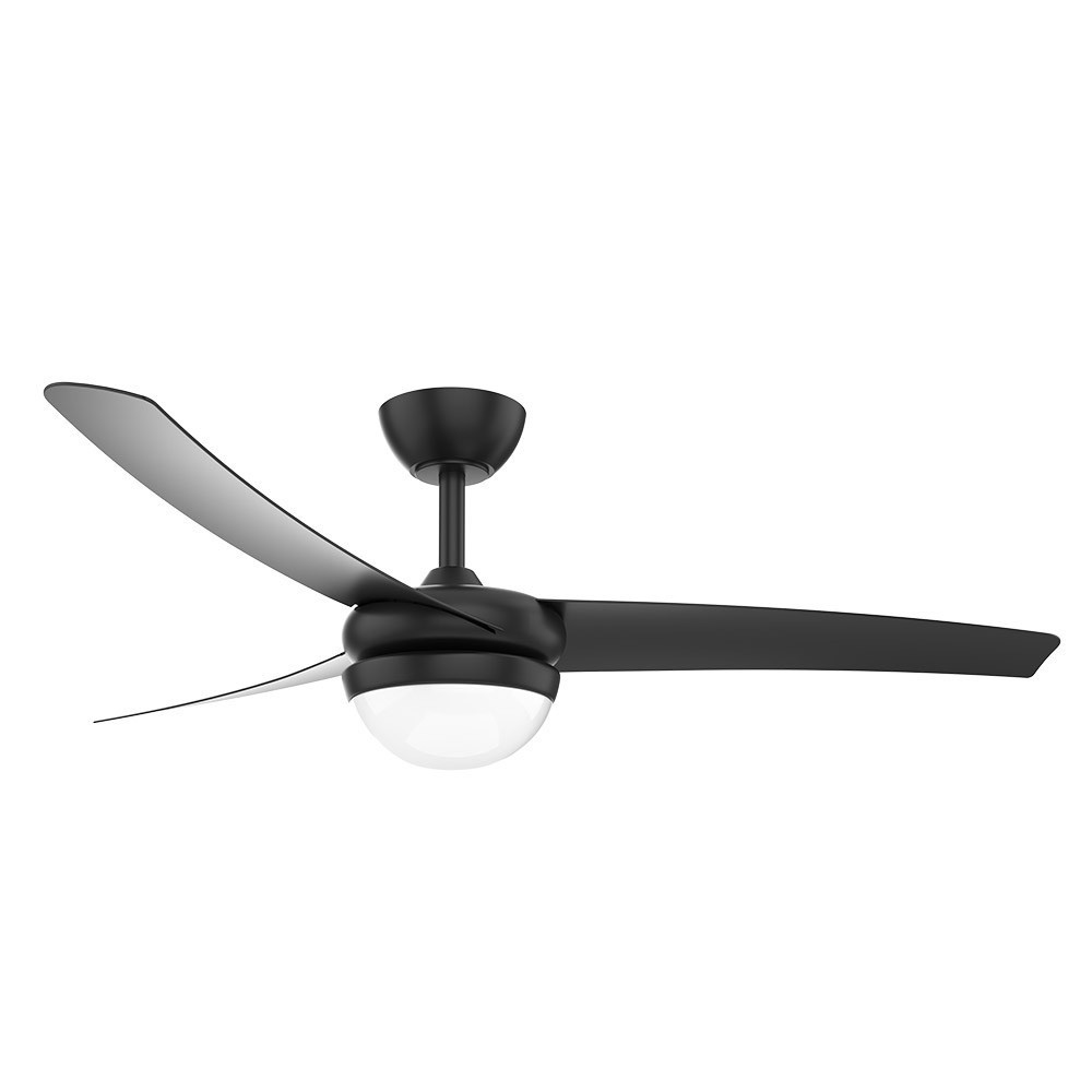 Ventilador Kusi DC Negro 107Ø 2xe27 Mando y Temporizador 173892309