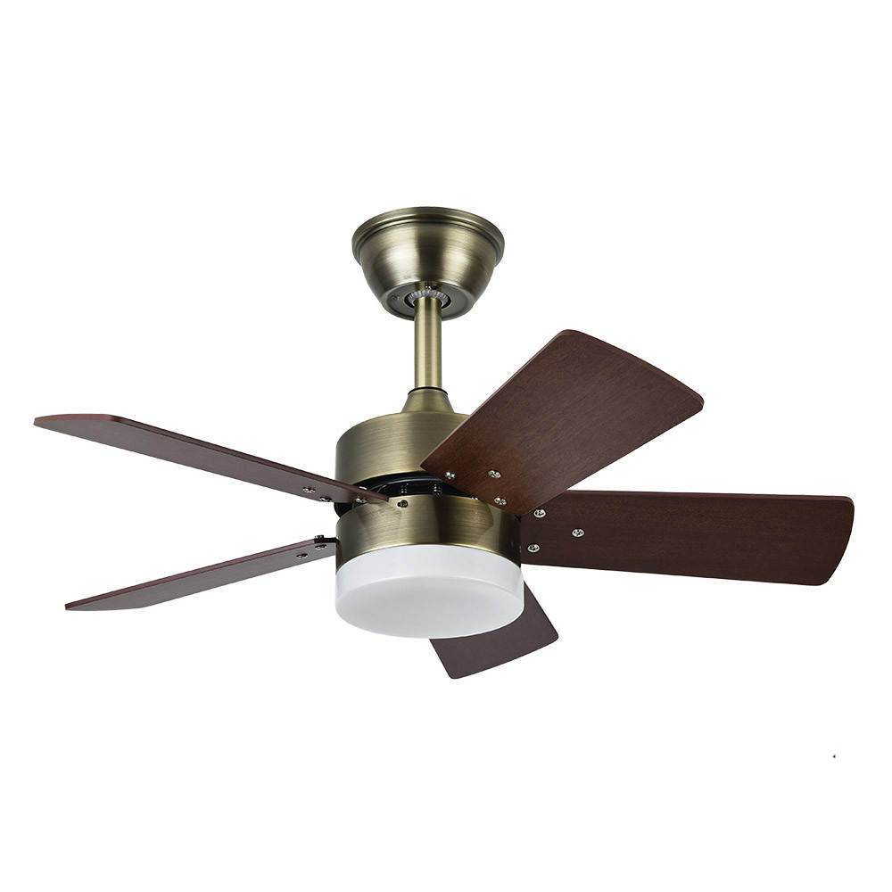 Ventilador Marta DC Cuero 76Ø 36W 5 Aspas Cerezo-nogal Mando Memoria y Temporizador 175891536