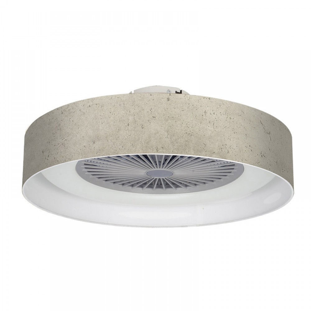 Ventilador Jerte Cemento 60Ø 72w 5Aspas Mando ,Memoria, Dimable y Temporizador 176891528