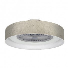 Ventilador Jerte Cemento 60Ø 72w 5Aspas Mando ,Memoria, Dimable y Temporizador 176891528