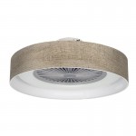Ventilador Jerte Madera Gris 60Ø 72w 5Aspas Mando ,Memoria, Dimable y Temporizador 176891583