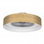Ventilador Jerte Madera Clara 60Ø 72w 5Aspas Mando ,Memoria, Dimable y Temporizador 176891585