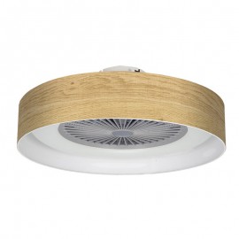 Ventilador Jerte Madera Clara 60Ø 72w 5Aspas Mando ,Memoria, Dimable y Temporizador 176891585
