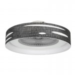 Ventilador Odra Madera Negra 60Ø 72w 5Aspas Mando ,Memoria, Dimable y Temporizador 177191509