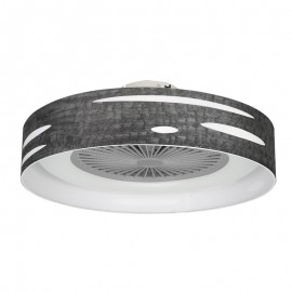 Ventilador Odra Madera Negra 60Ø 72w 5Aspas Mando ,Memoria, Dimable y Temporizador 177191509