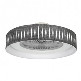 Ventilador Piron Madera Negra-blanco 60Ø 72w Mando ,Memoria, Dimable y Temporizador 177291509