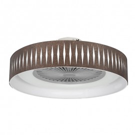 Ventilador Piron Oxido-blanco 60Ø 72w Mando ,Memoria, Dimable y Temporizador 177291517