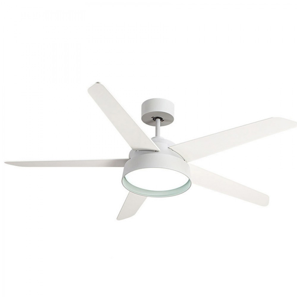Ventilador Lebeche DC Blanco 132Ø 25w Mando ,Memoria, Dimable y Temporizador 180791501