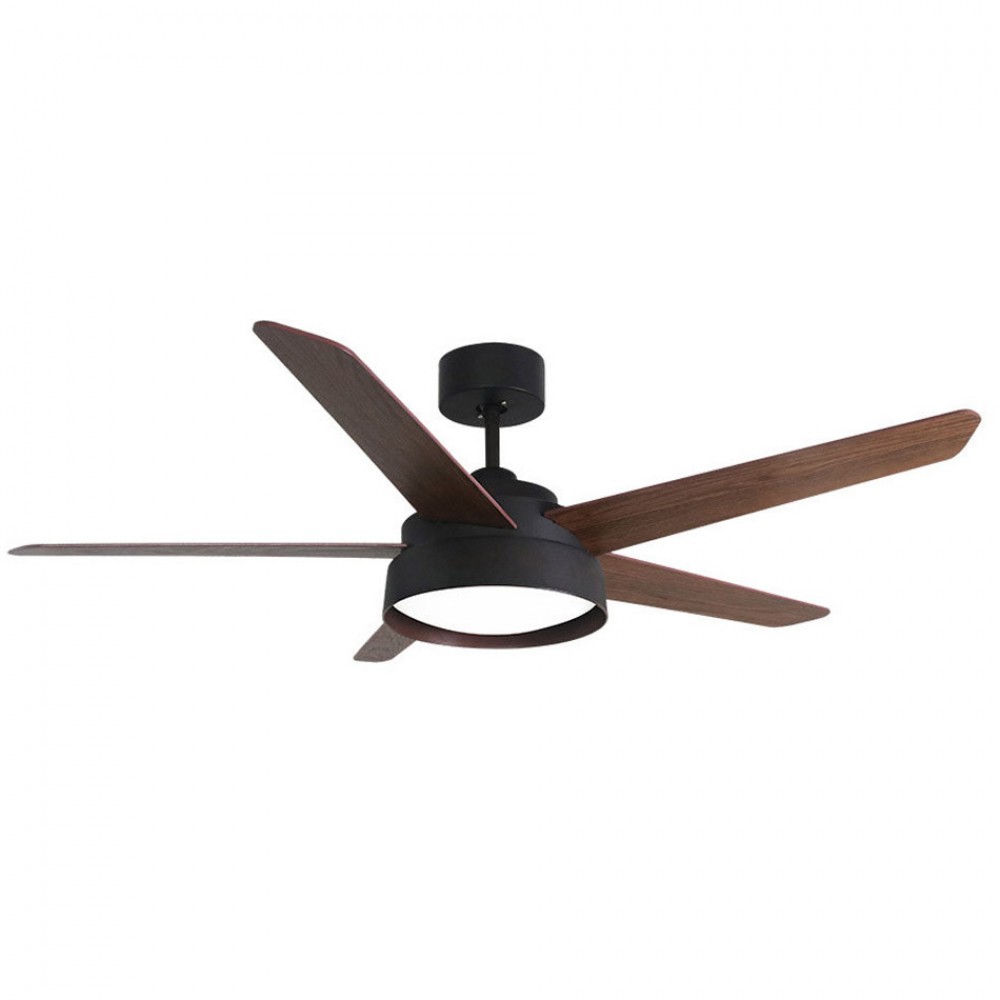 Ventilador Lebeche DC Marron 132Ø 25w Mando ,Memoria, Dimable y Temporizador 180791536