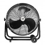 Ventilador Poniente Industrial Negro 86Ø 240W Orientable Ruedas 181371109