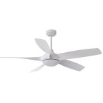 Ventilador Galleo DC Blanco 137Ø 24w 5 Aspas Mando Memoria y temporizador 181591501