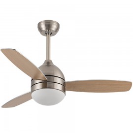 Ventilador Maestral DC Niquel 106,7Ø 30w Mando Memoria y temporizador 181791310