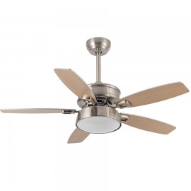 Ventilador Braw DC Niquel 106,7Ø 30w Mando Memoria y temporizador 181891510