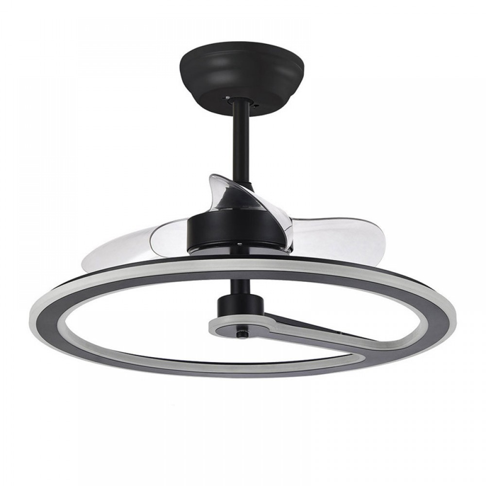 Ventilador Chom DC Negro 62Ø 110w 3 Aspas Mando Memoria y Temporizador 182891309