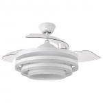 Ventilador Kai DC Blanco Plegable 107Ø 72w 3 Aspas Mando Memoria y Temporizador 183193401