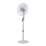 Ventilador Floxo De pie Blanco-gris 45Ø 45w Regulable, Mando y Temporizador 183541001