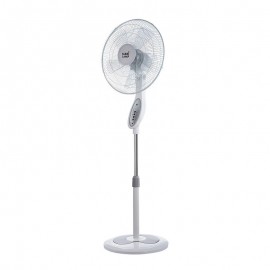 Ventilador Floxo De pie Blanco-gris 45Ø 45w Regulable, Mando y Temporizador 183541001