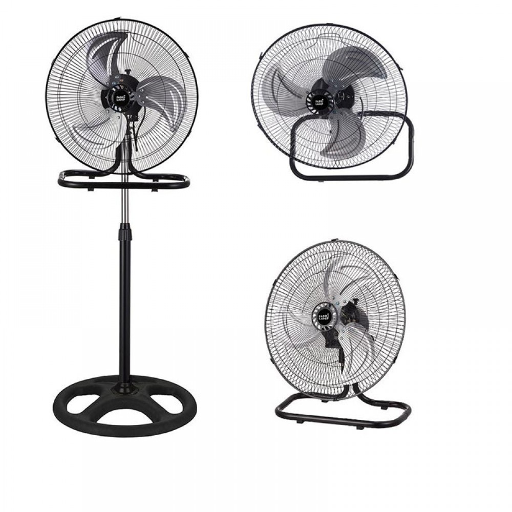 Ventilador Recio 3 En 1 Negro 50Ø 70w Oscilante 183771009