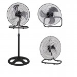 Ventilador Recio 3 En 1 Negro 50Ø 70w Oscilante 183771009