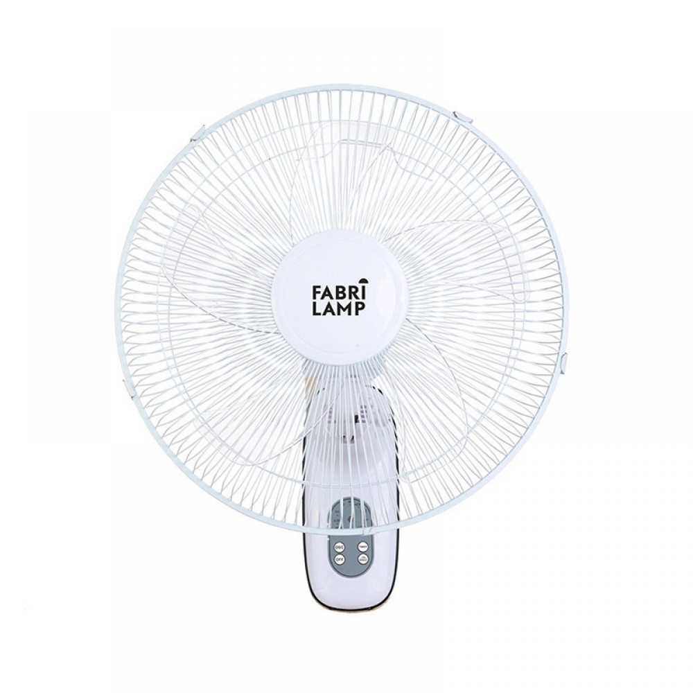 Ventilador Cuta De Pared Blanco 43Ø 50w Oscilante y Temporizador 184361001
