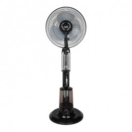 Ventilador Tromba De Pie Negro 45Ø 80w Oscilante Mando, Temporizador y Nebulizador 184441009