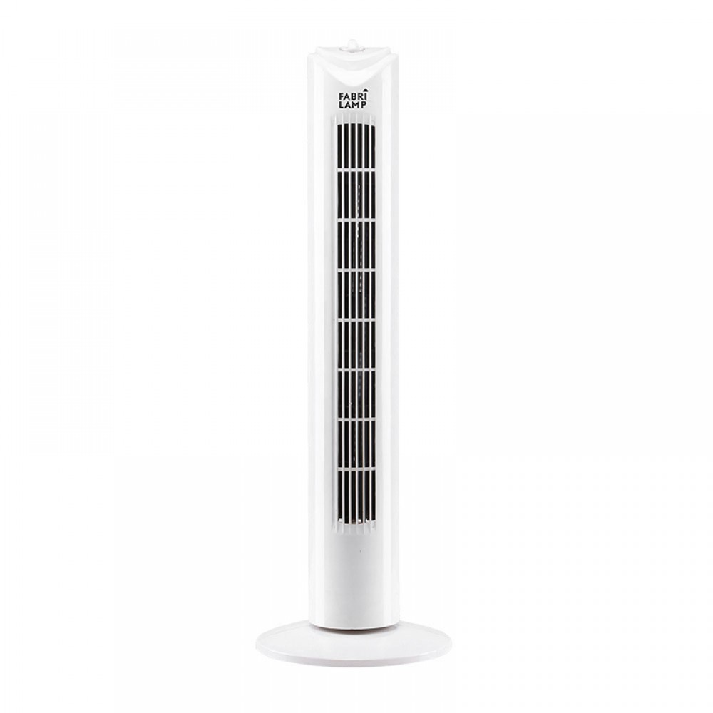 Ventilador Tero De Torre Blanco 80 Cm 50w Oscilante Temporizador 184571001