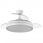 Ventilador Esparta DC Blanco Plegable 110Ø 72W Mando memoria y Temporizador 184791401