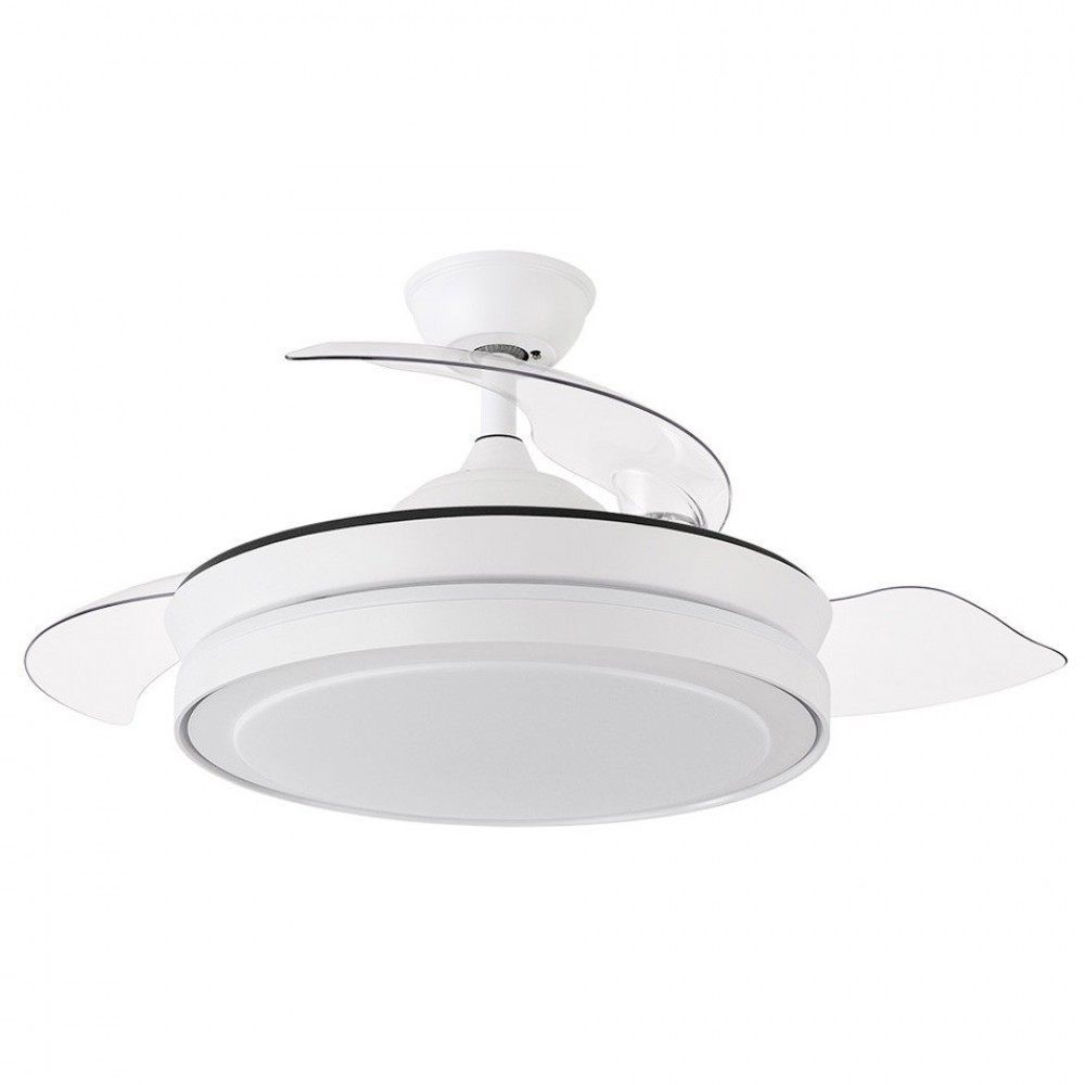 Ventilador Mini Esparta DC Blanco Plegable 91Ø 72W Mando memoria y Temporizador 184799001