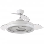 Ventilador Turia DC Blanco Plegable 110Ø 72W Mando memoria y Temporizador 184891401