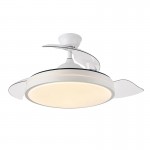 Ventilador Dc Tracia Blanco 3 Aspas 72W CCT Mando Memoria Temporizador
